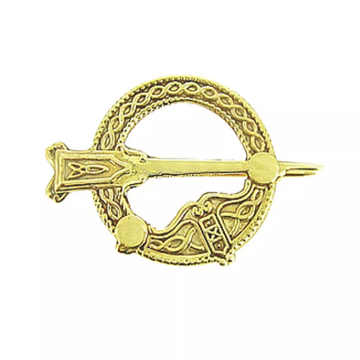 Gold Stamped Tara Brooch Mullingar