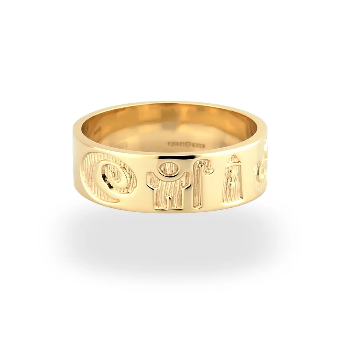 14k Gold History of Ireland Ring...