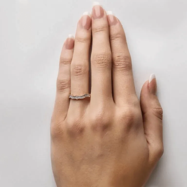 2 Diamond Set 14k Matching Wedding Ring For 14l68 14l69 2 1...