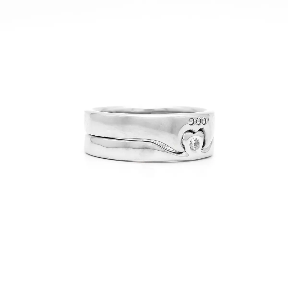 White Gold Two Part Diamond Ring 2webp...