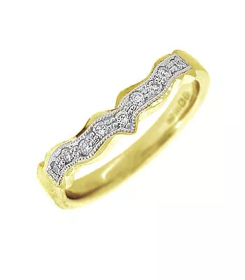 Diamond Claddagh Wedding Ring In 14k Gold 
