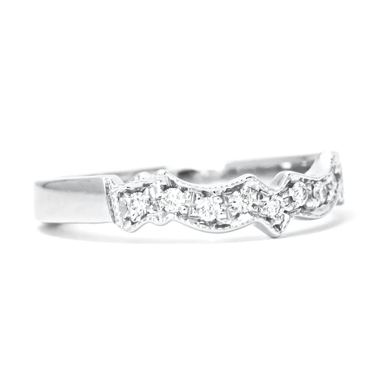 White Gold Diamond Wedding Ring 1...