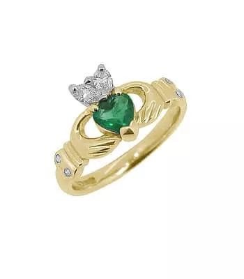 Silver Claddagh Ring | Irish Claddagh | Heart and Hands Ring | Fado