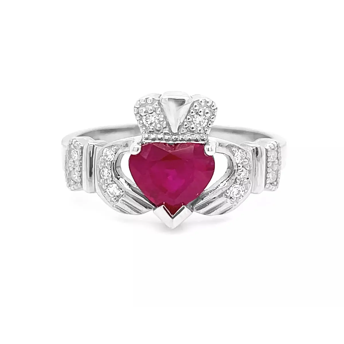 11_ruby Claddagh Engagement Ring