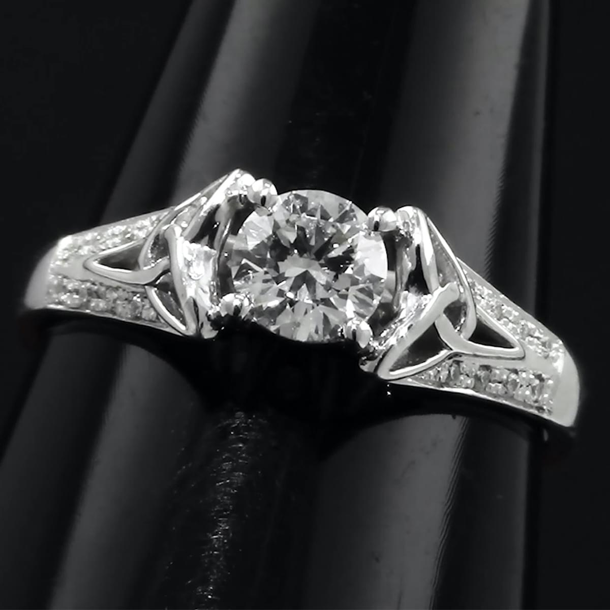 Solitaire Celtic Engagement Ring Irish Jewelry Craft