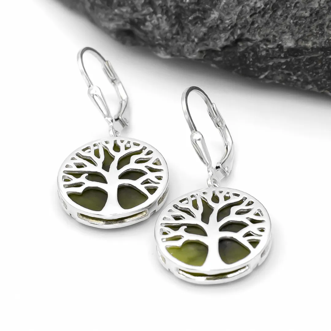 Sterling Silver Tree of Life Earrings