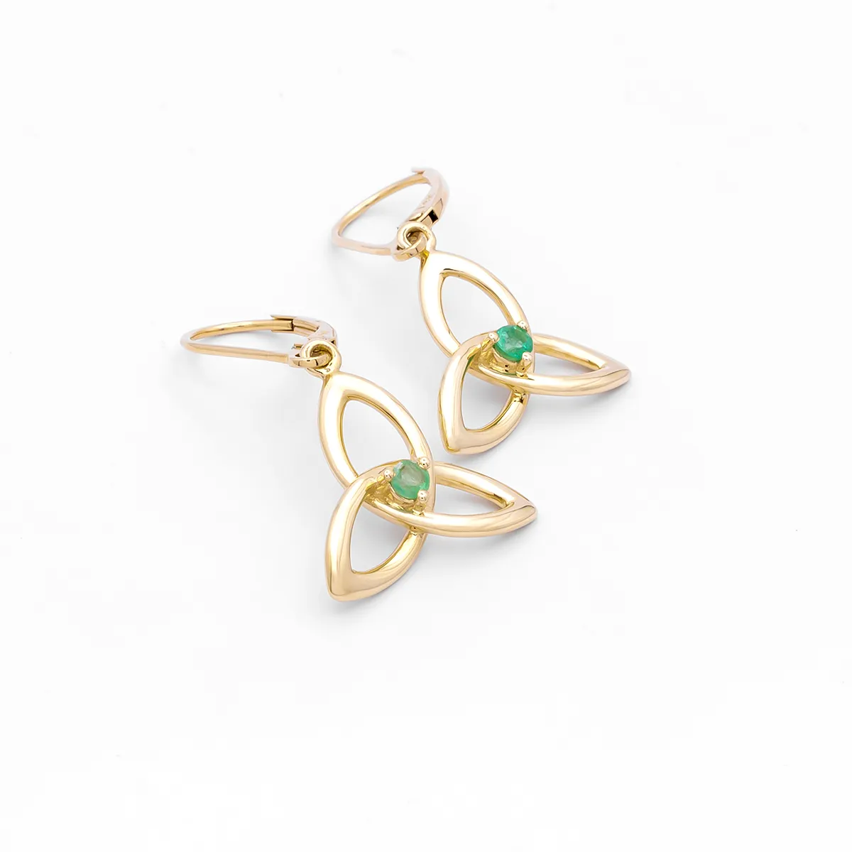 IJCE0041 Yellow Gold Celtic Earring 1...