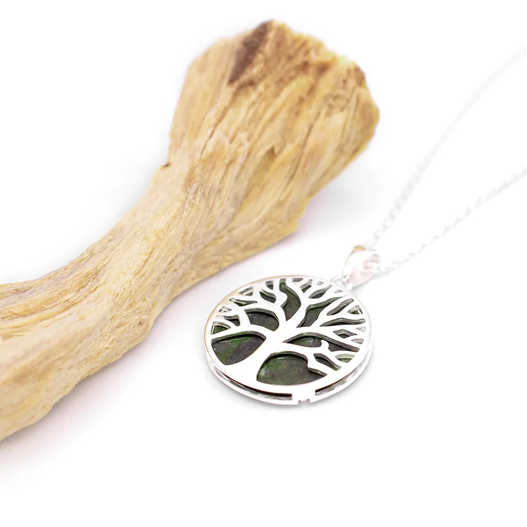Connemara Marble Tree Of Life Celtic Necklace 4