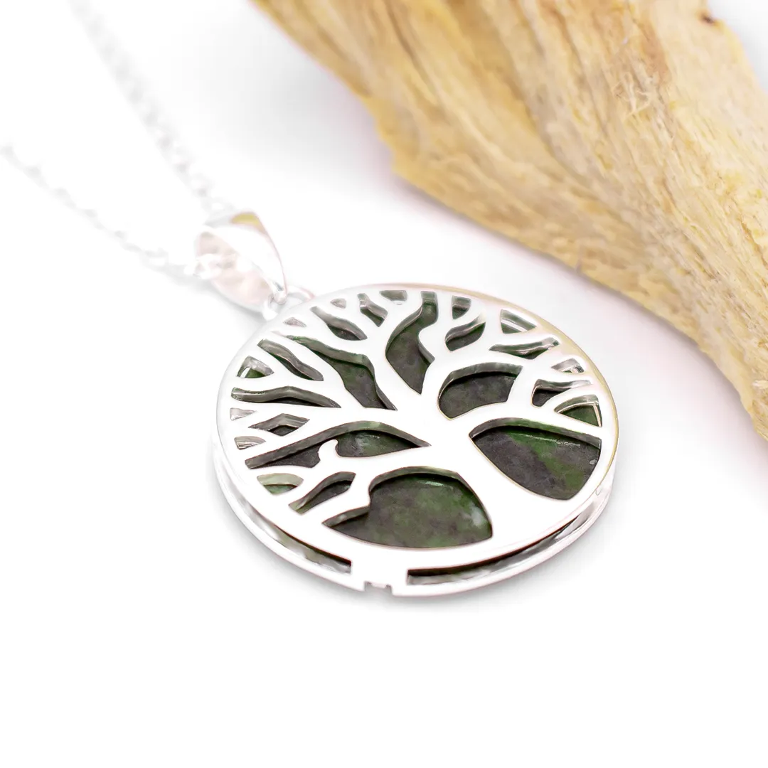 Connemara Marble Tree Of Life Celtic Necklace 5