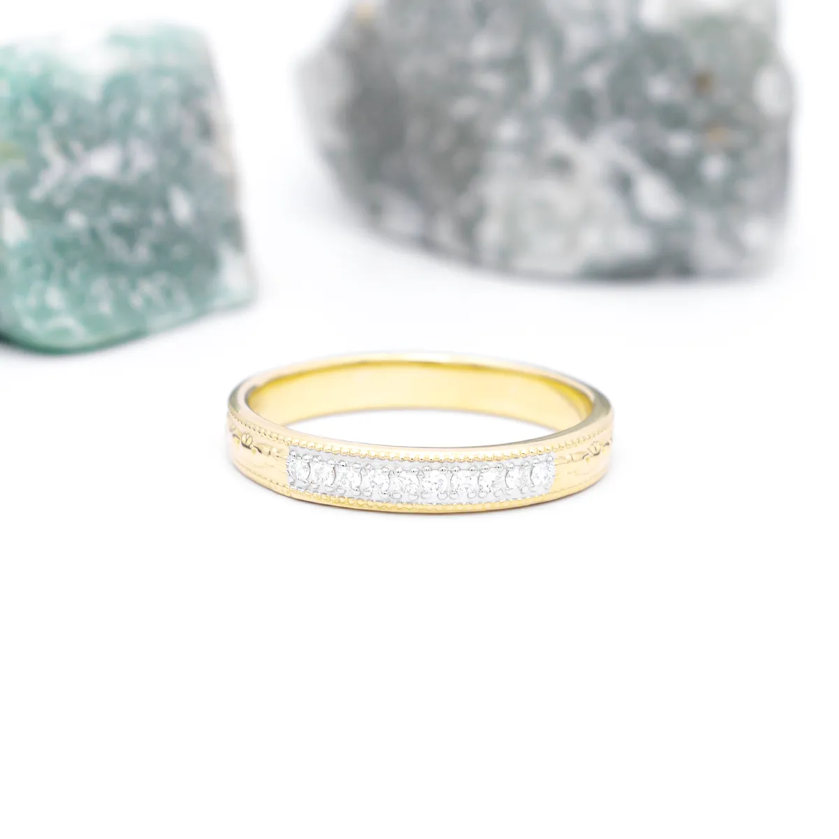 IJCR0039 Yellow Gold Claddagh Ring 5
