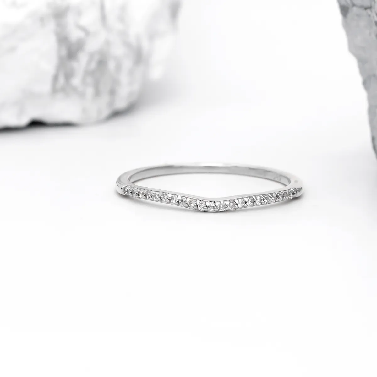 Pave Set Diamond Wedding Ring...