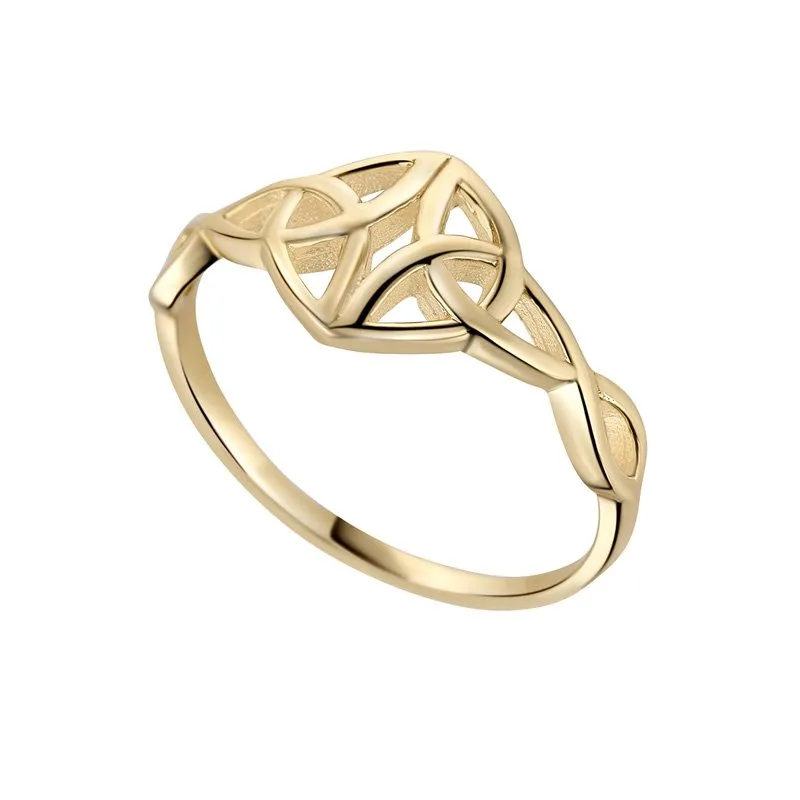 10k Gold Celtic Trinity Knot Ring