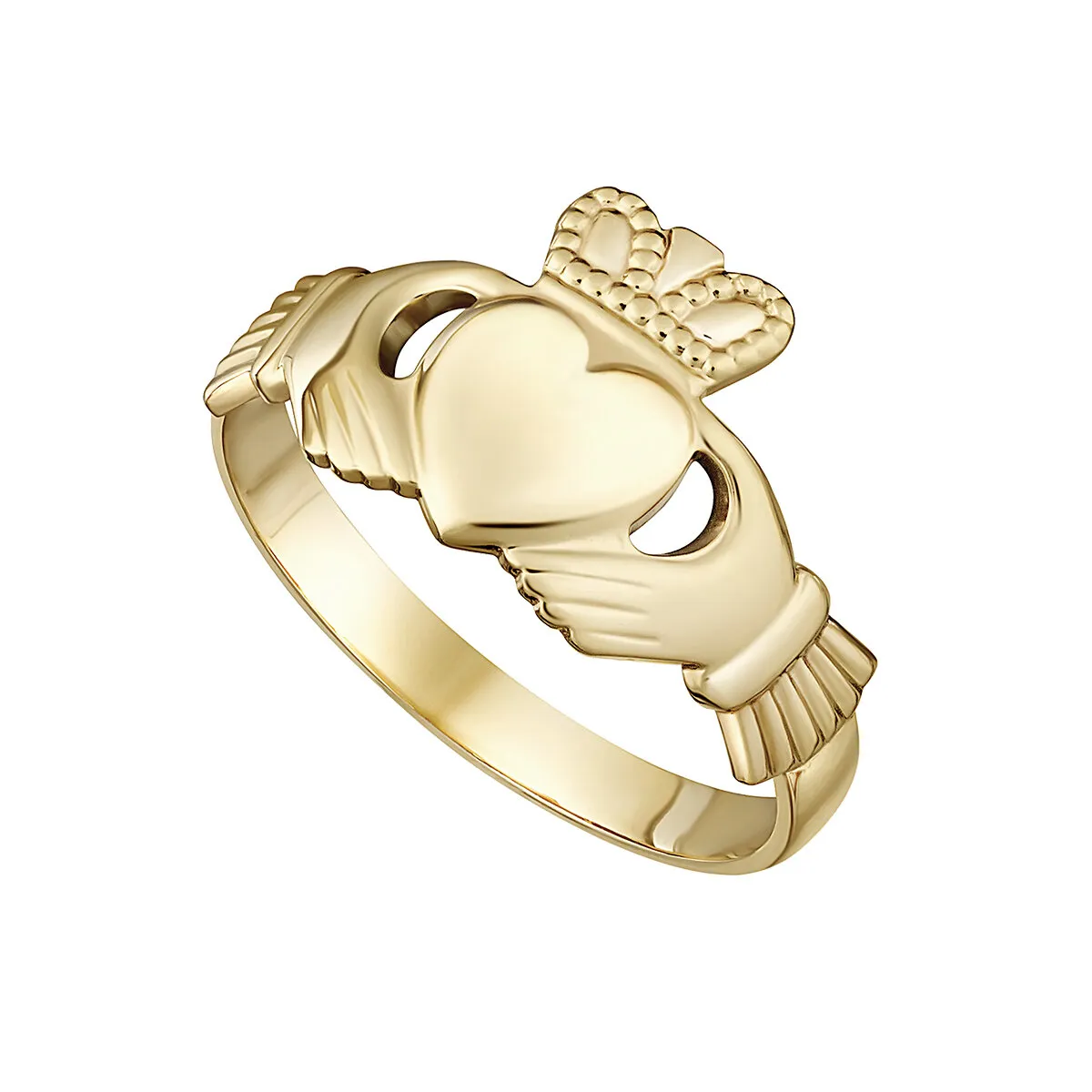 10k Gold Ladies Claddagh Ring...