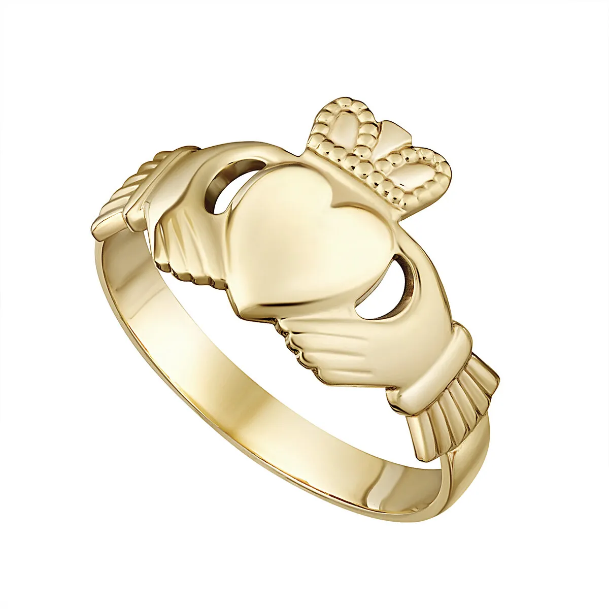 Men's 10k Gold Claddagh Ring...