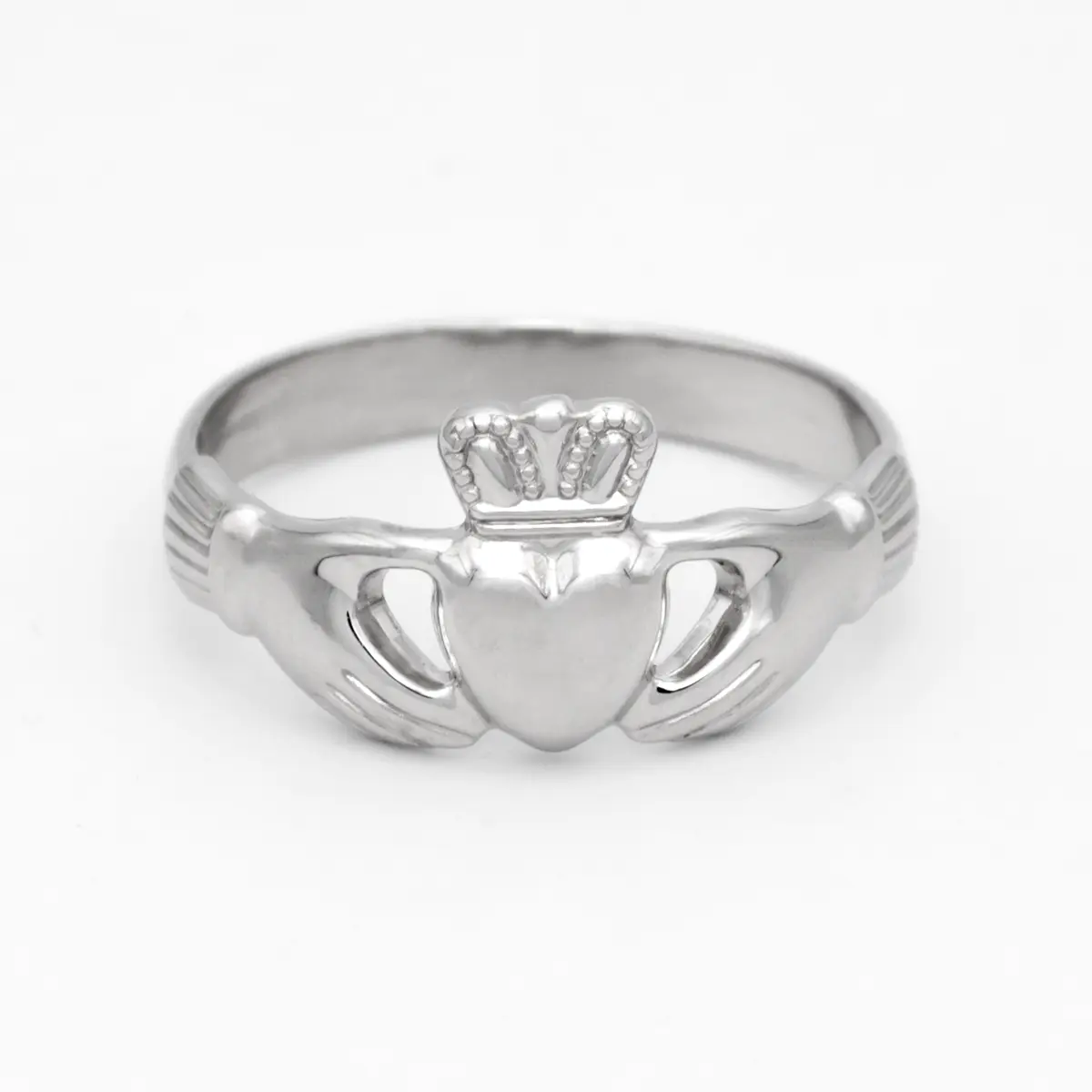 Ladies Silver Claddagh Ring 1...