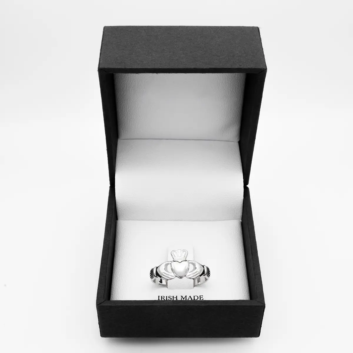 Ladies Silver Claddagh Ring 3...