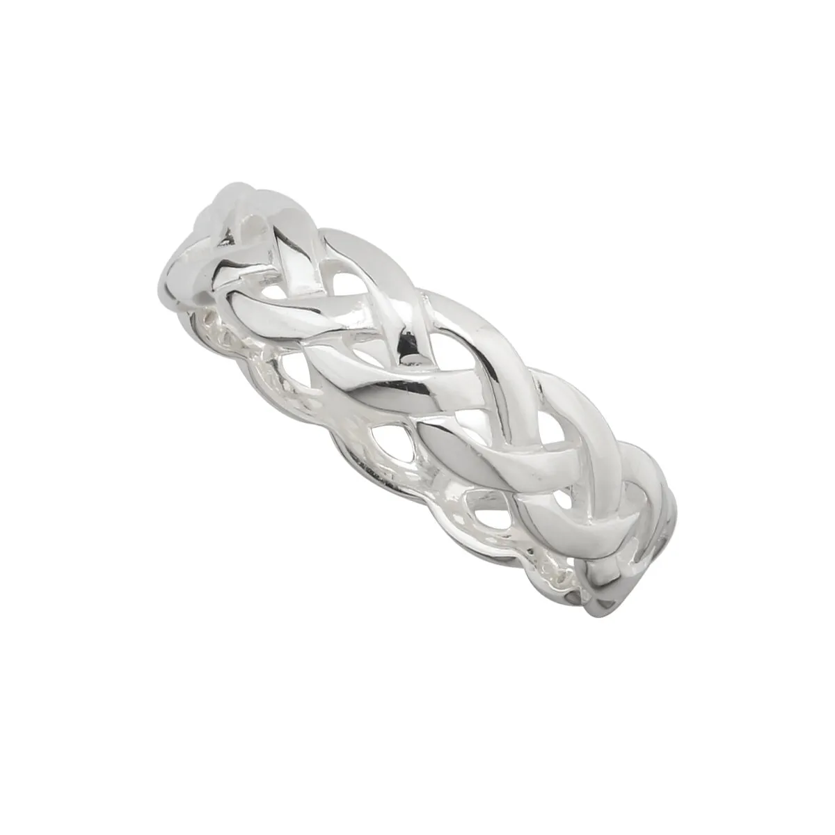 Sterling Silver Celtic Knot Band Ring0...