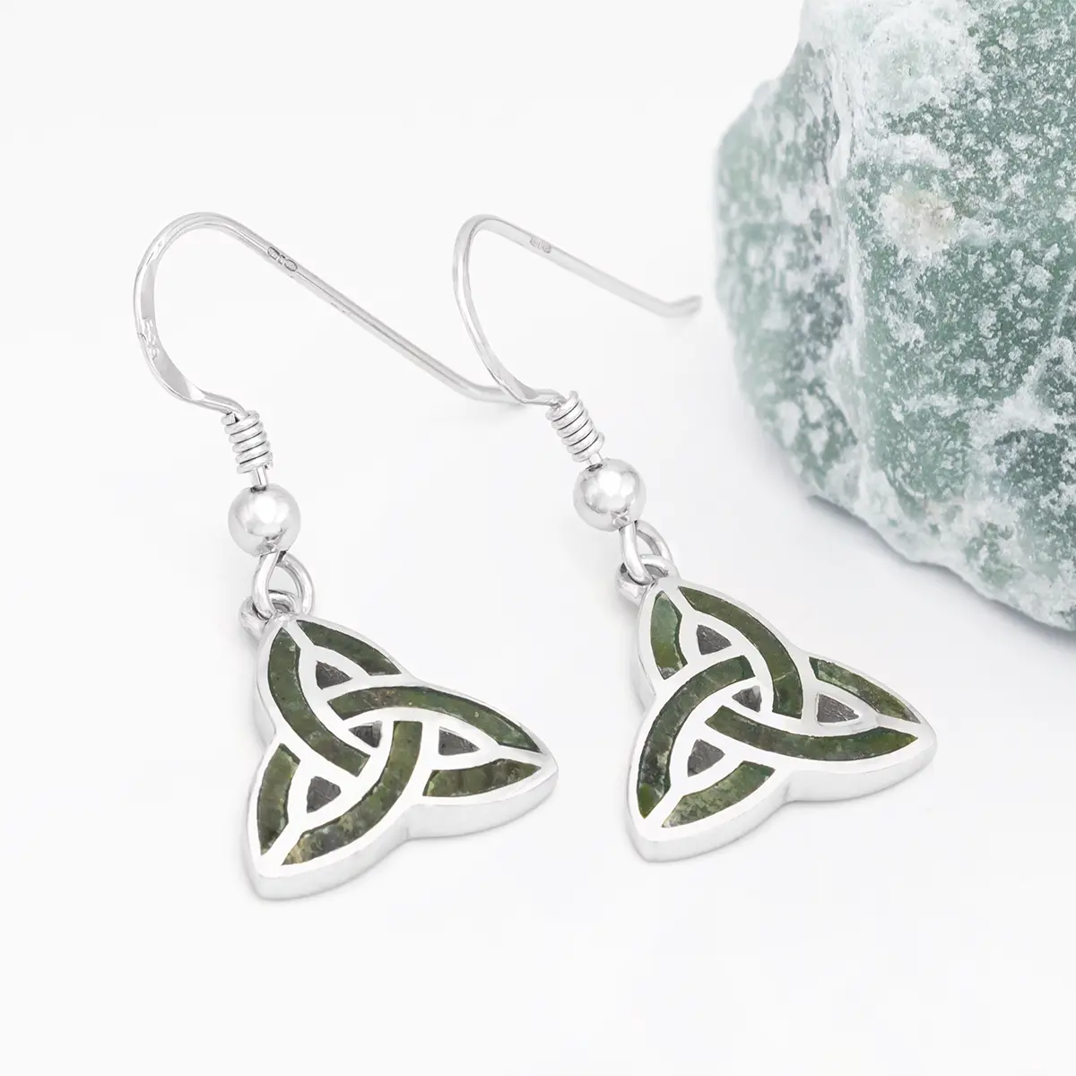 Connemara Marble Trinity Knot Earrings 2...