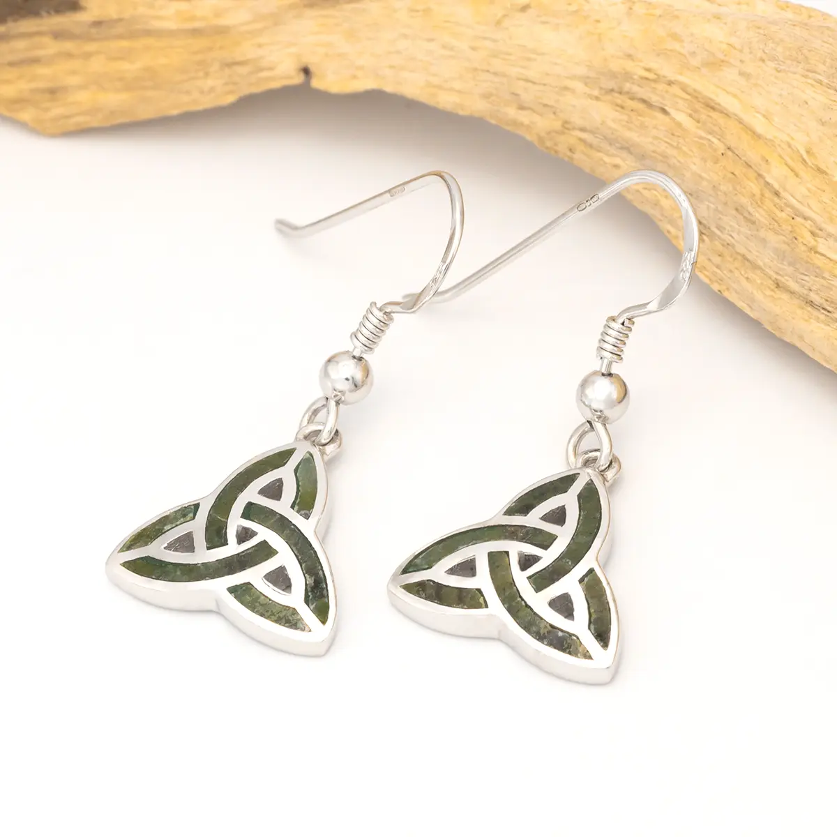 Connemara Marble Trinity Knot Earrings 4...