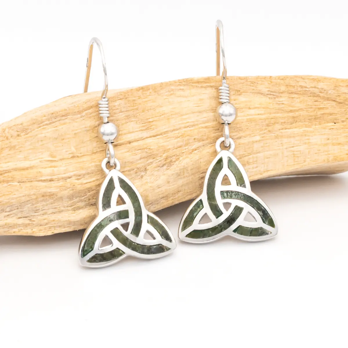 Connemara Marble Trinity Knot Earrings 5...