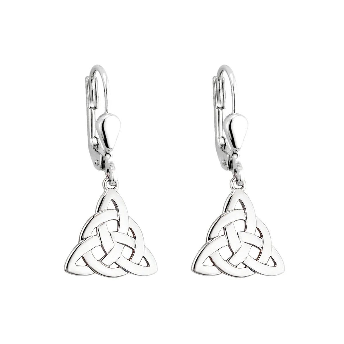 Sterling Silver Celtic Knot Drop Earrings0...