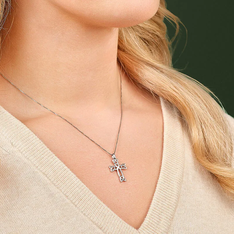 Sterling Silver Celtic Cross Pendant S1