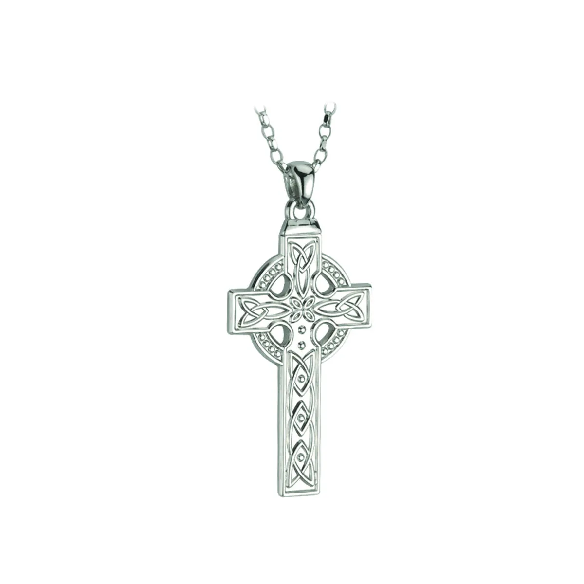 Celtic Cross Heavy Pendant in Sterling Silver...