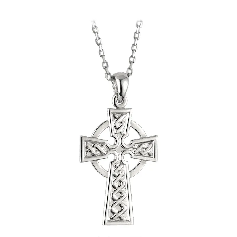 Silver Celtic Cross Small Pendant...