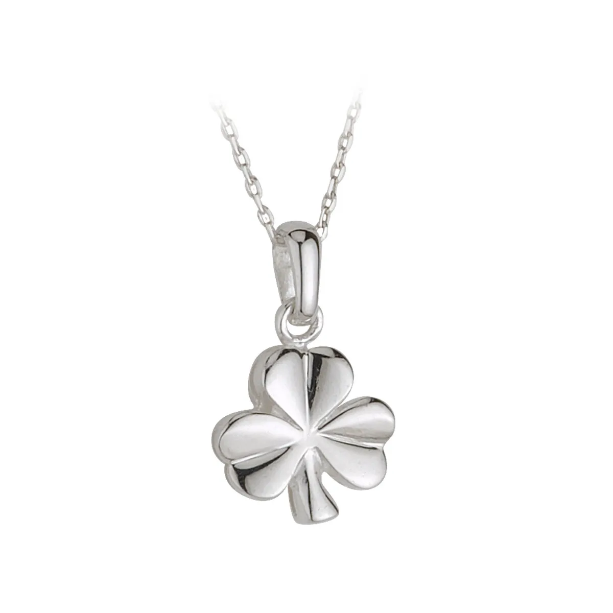 Sterling Silver Irish Shamrock Pendant...