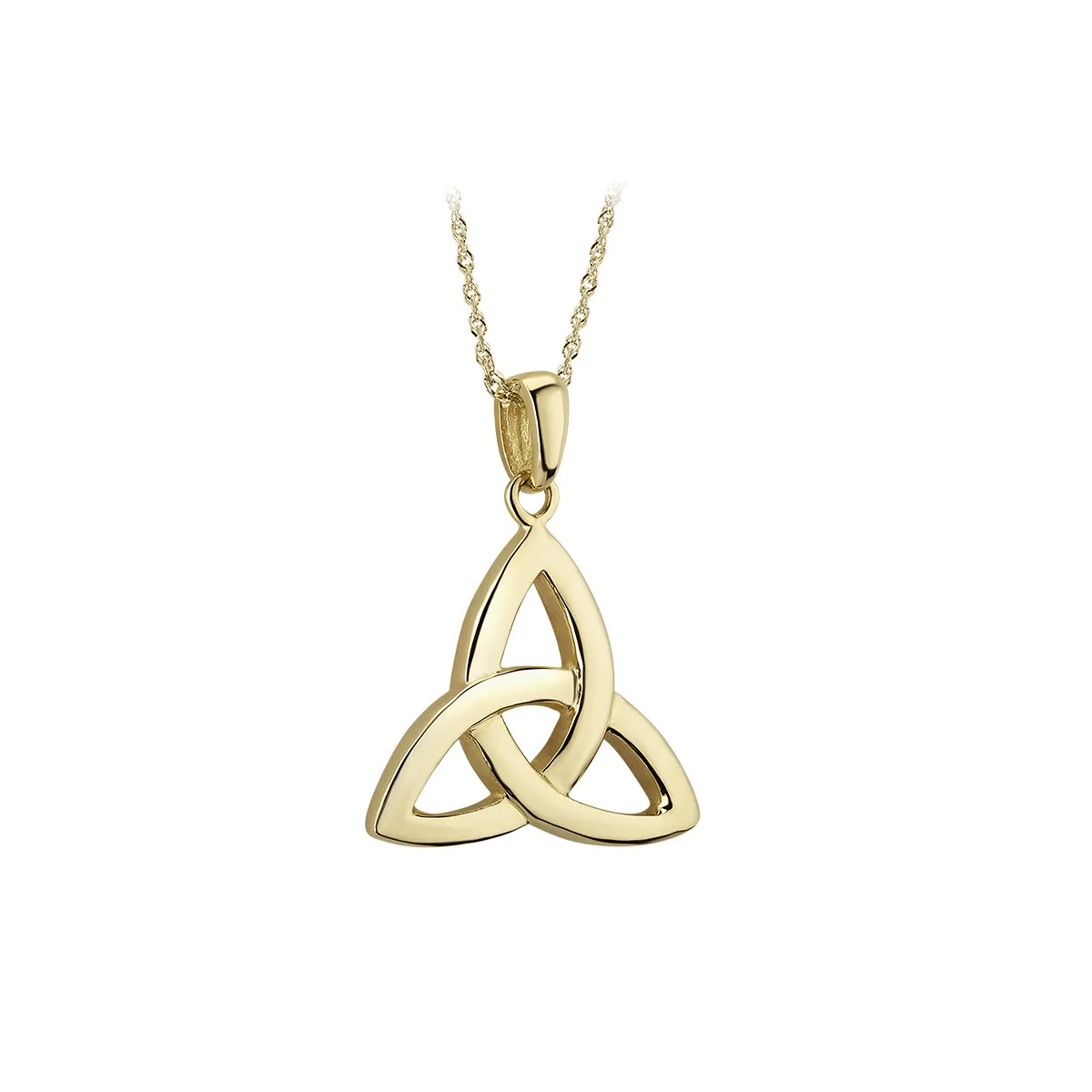 14k Gold Celtic Trinity Knot Small Pendant...