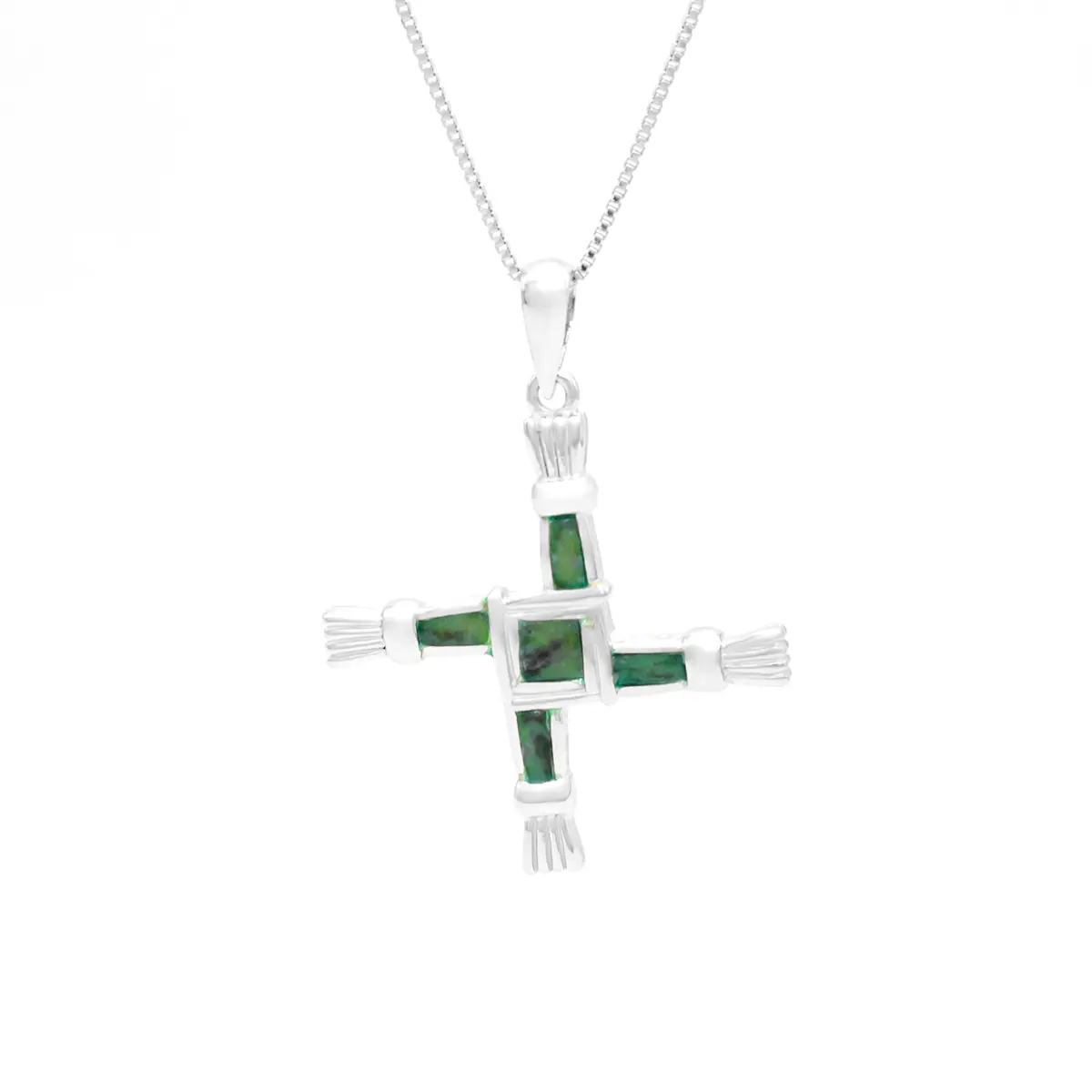 Connemara Marble St Brigids Cross Pendant 1...