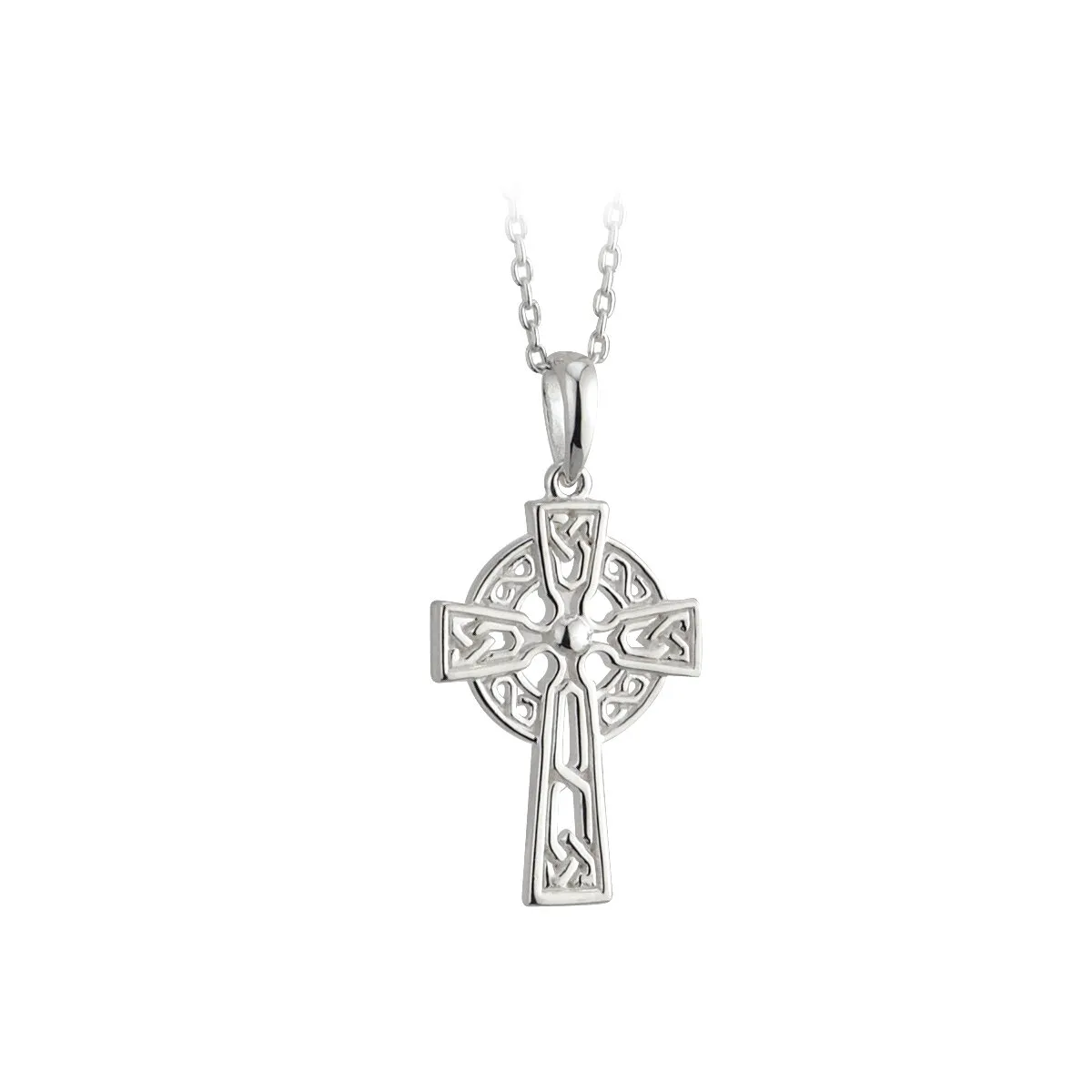 Silver Filagree Celtic Cross Pendant