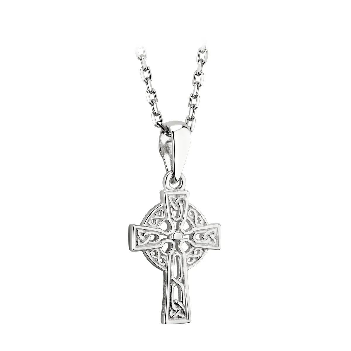 Sterling Silver Filagree Celtic Cross Small Pendant...