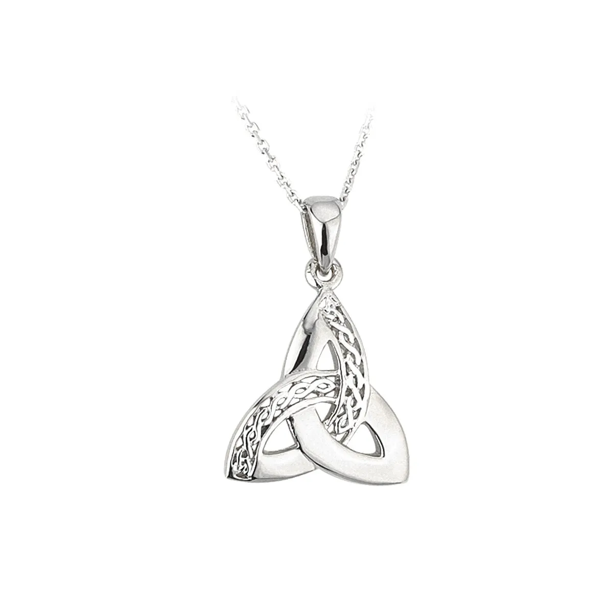 Sterling Silver Celtic Trinity Knot Pendant0...