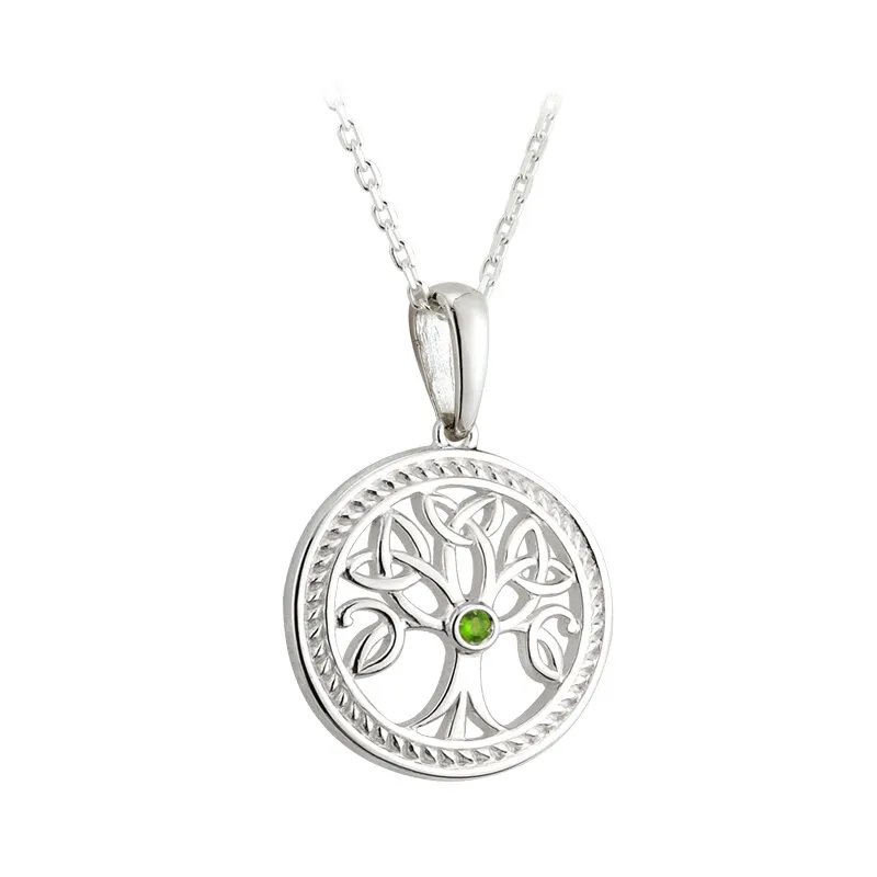 Sterling Silver Small Tree Of Life Pendant 0