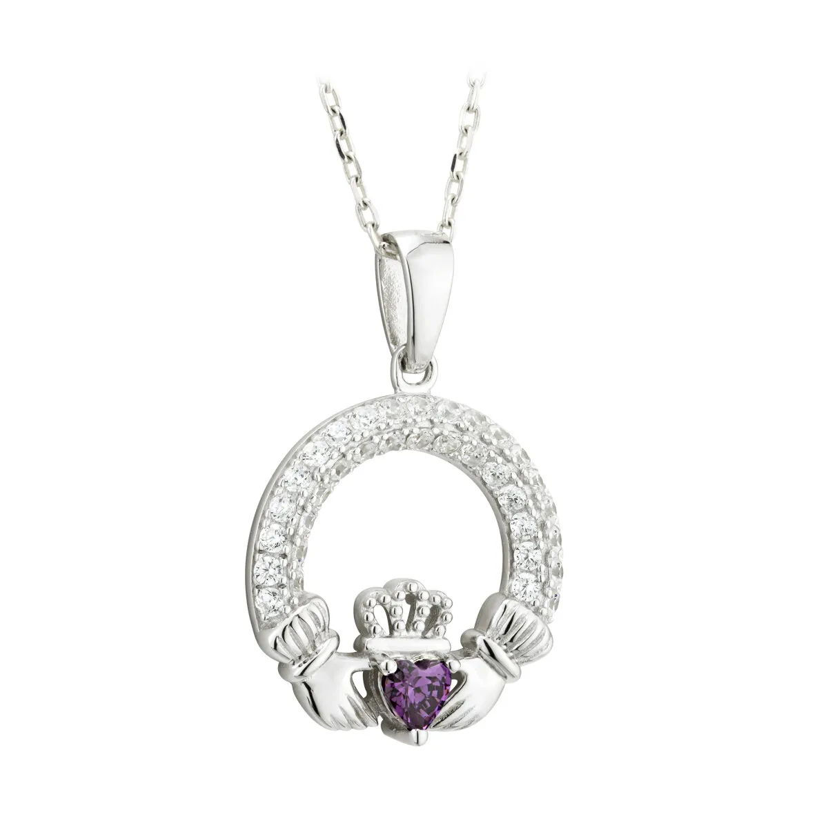 February Birthstone Necklace S0...