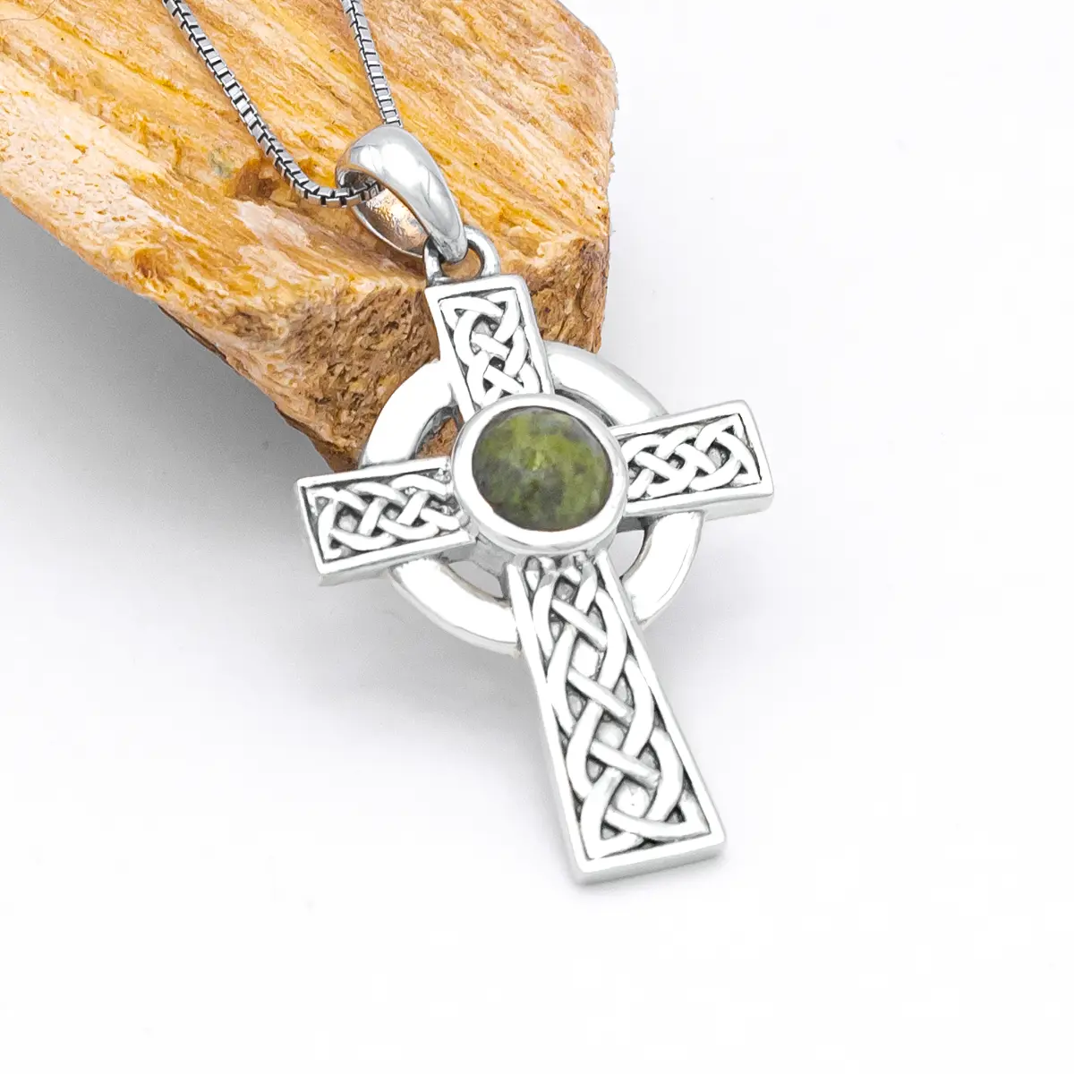 Buy Celtic Cross Necklace in Silver Online in India - Etsy