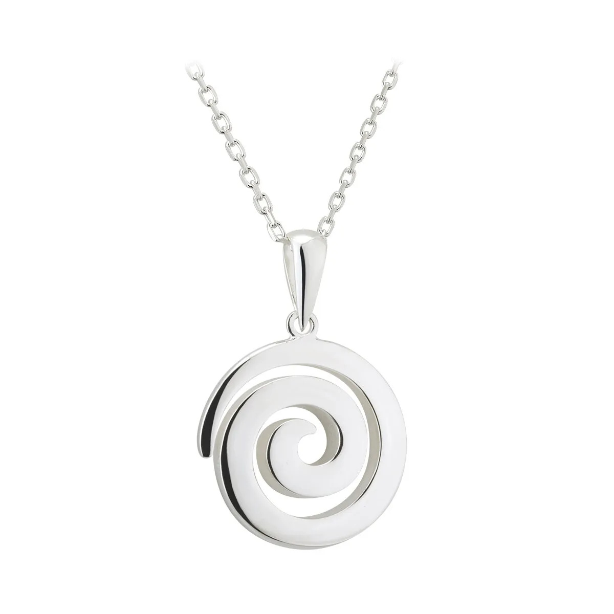 Sterling Silver Celtic Spiral Pendant...