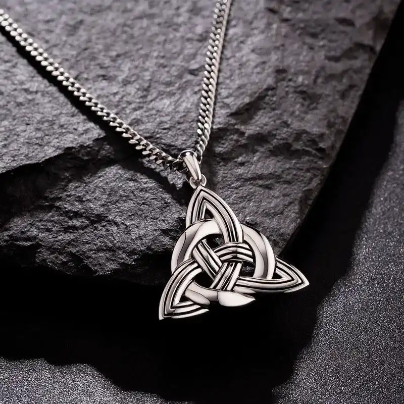 Celtic Knot™ Stainless Steel Men's Cuban Necklace – Celtic Knot Jewellery