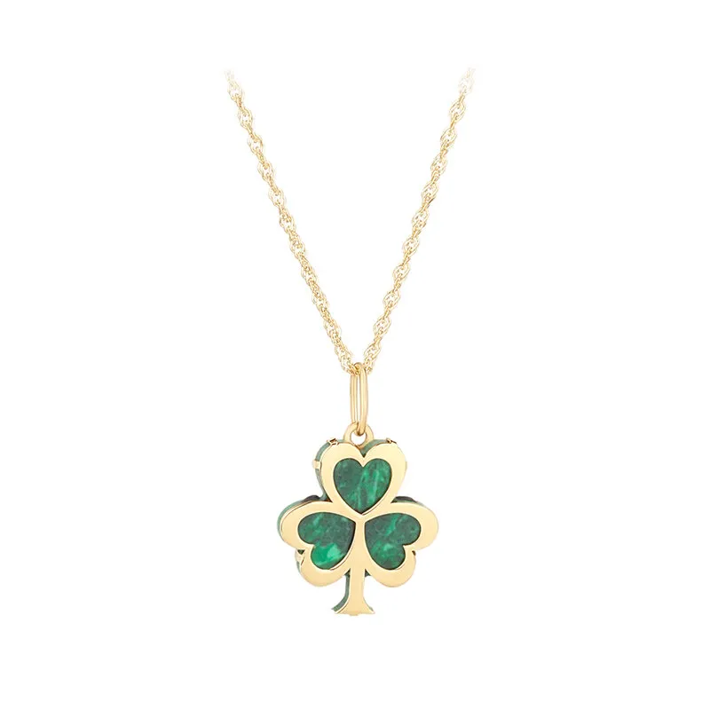 Clover Pendant - Malachite – Xclusive Diamonds