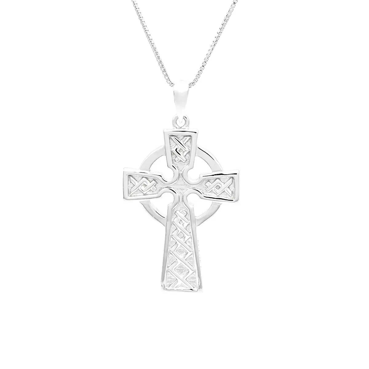 Sterling Silver Celtic Cross Pendant 1...