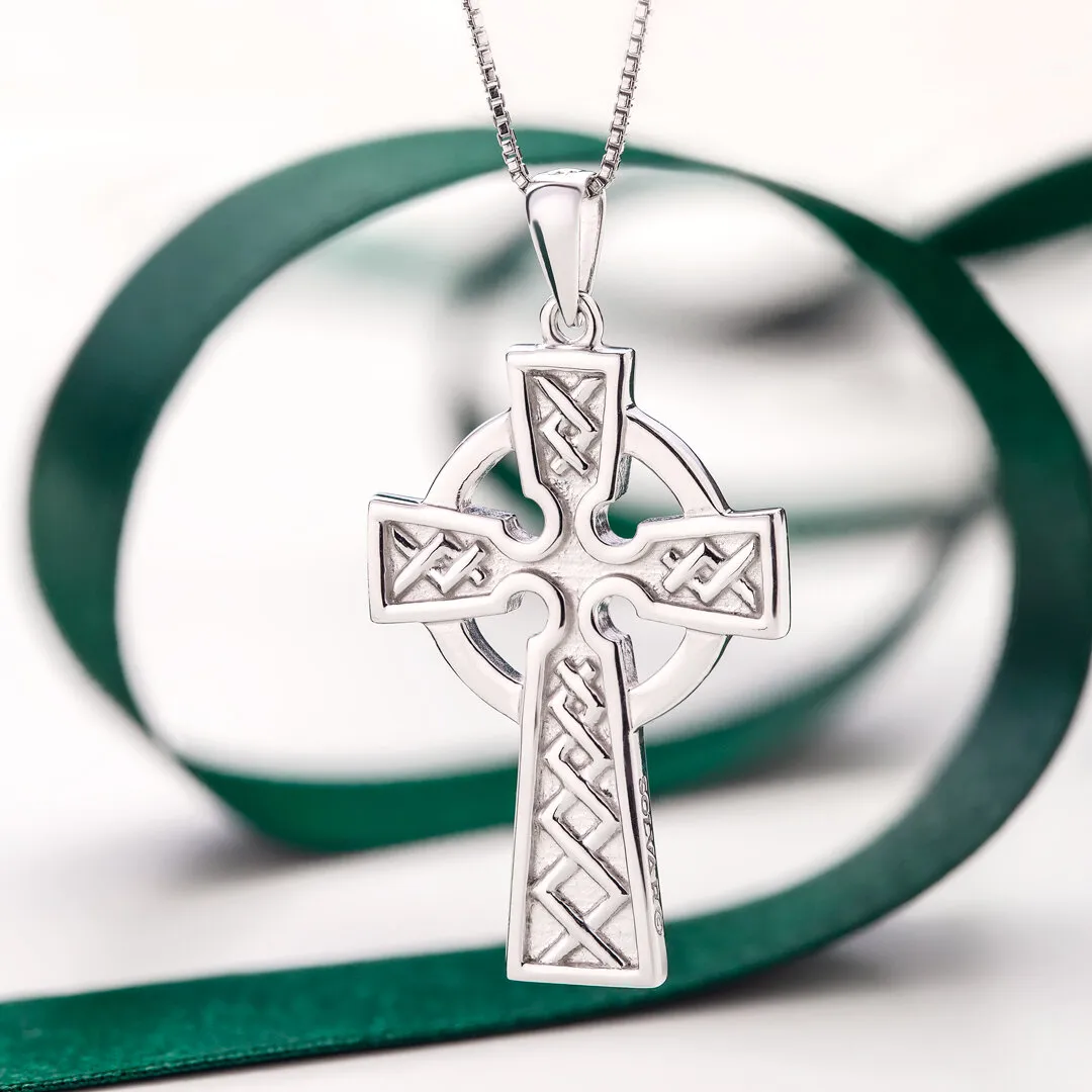 Sterling Silver Kilmory Celtic Cross Pendant | Walker Metalsmiths