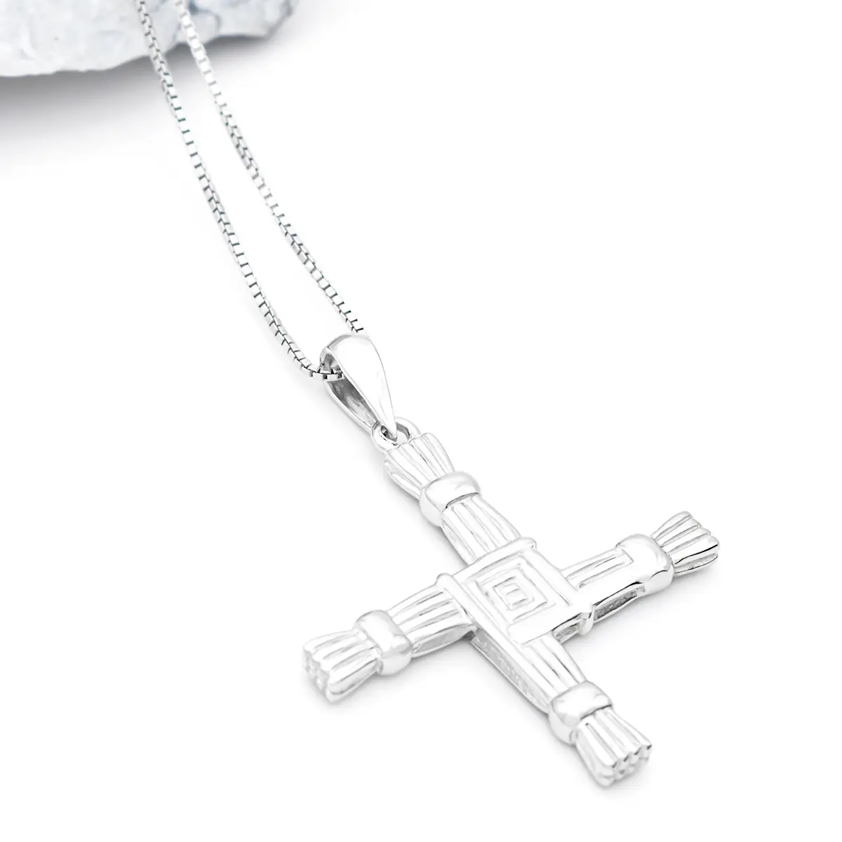 Silver St Brigids Cross Pendant 2...