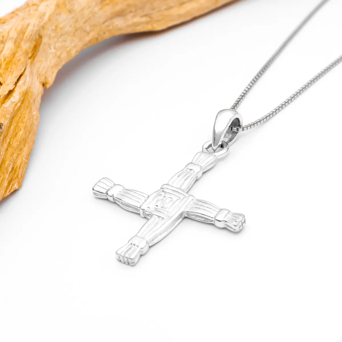 Silver St Brigids Cross Pendant 4...