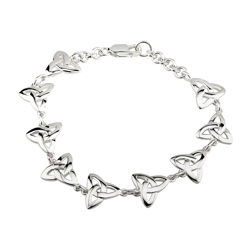 Celtic Trinity Knot Bracelet Sterling Silver0...