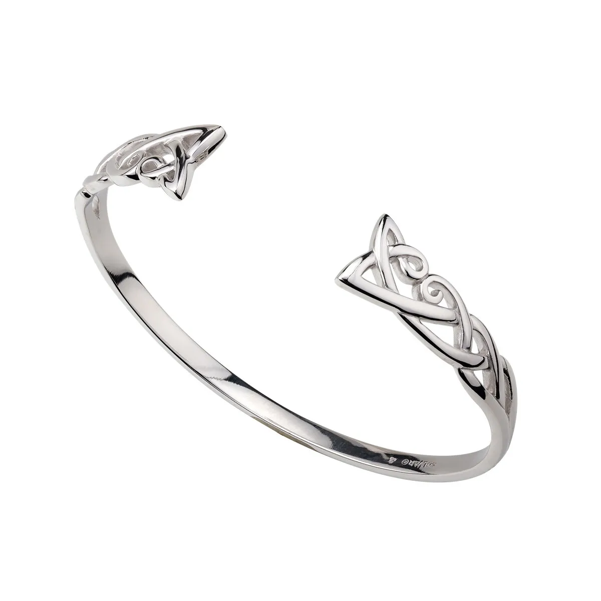 Sterling Silver Torc Bangle0...