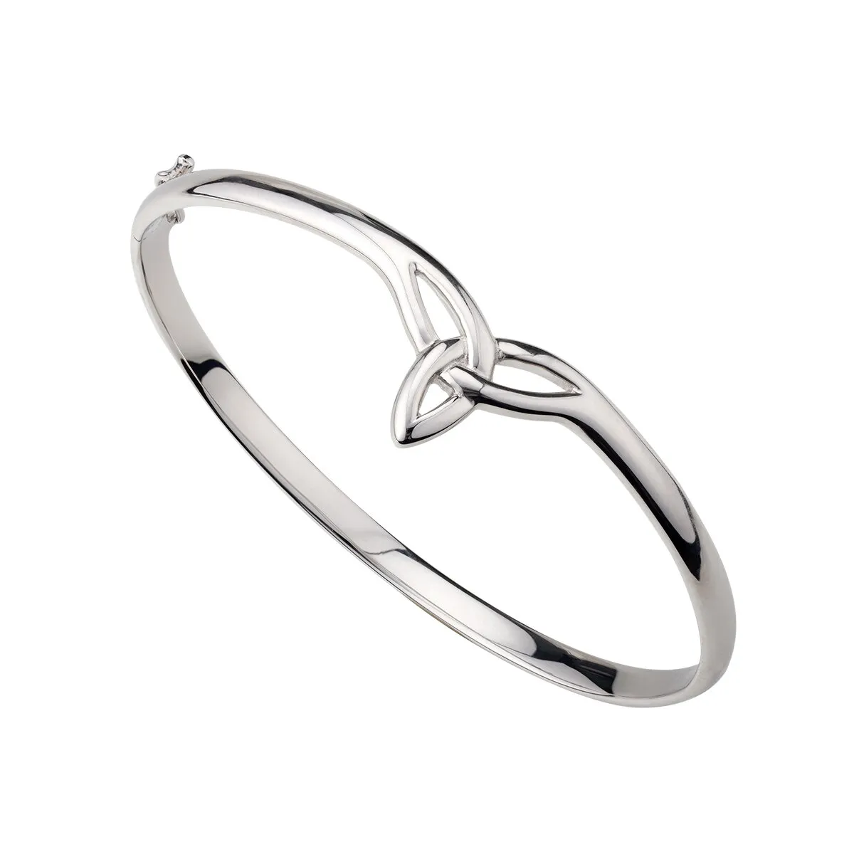 Sterling Silver Trinity Knot Bangle...