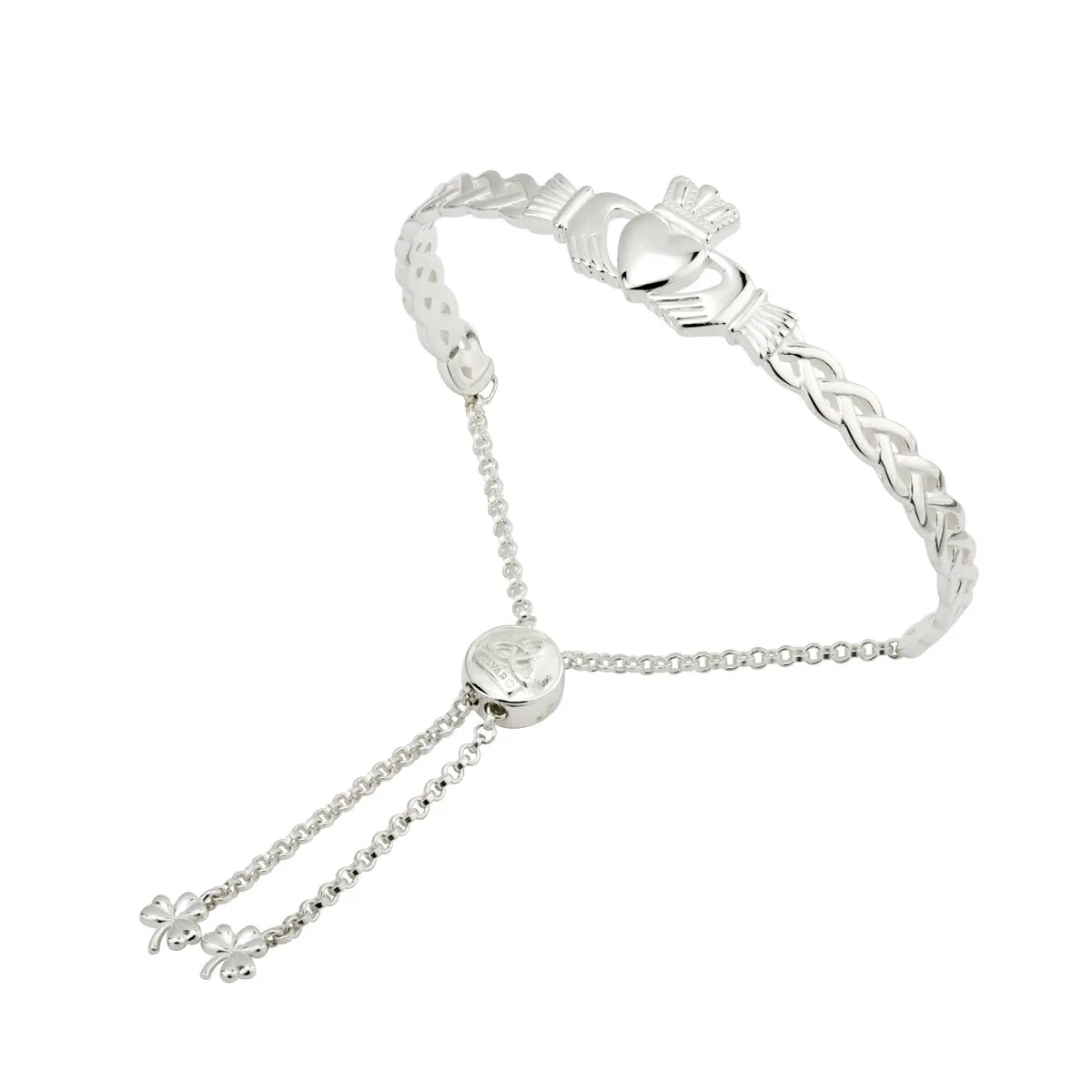 Celtic Claddagh Draw String Bangle 0...