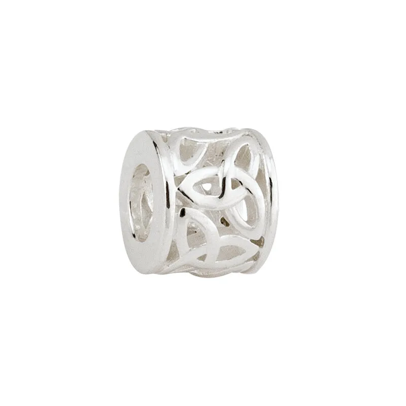 Filigree Trinity Knot Tube Bead