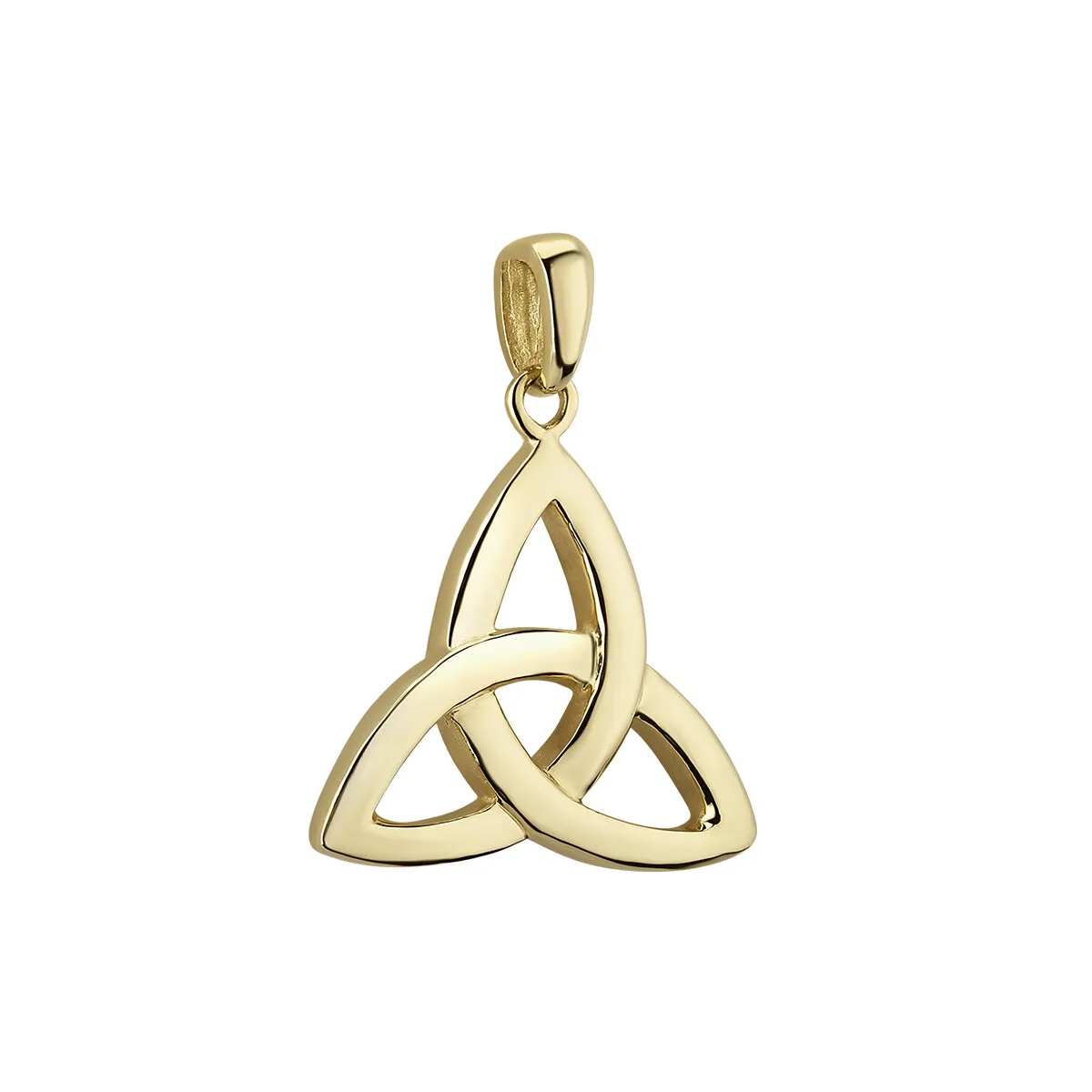 14k Gold Small Trinity Knot Charm0...